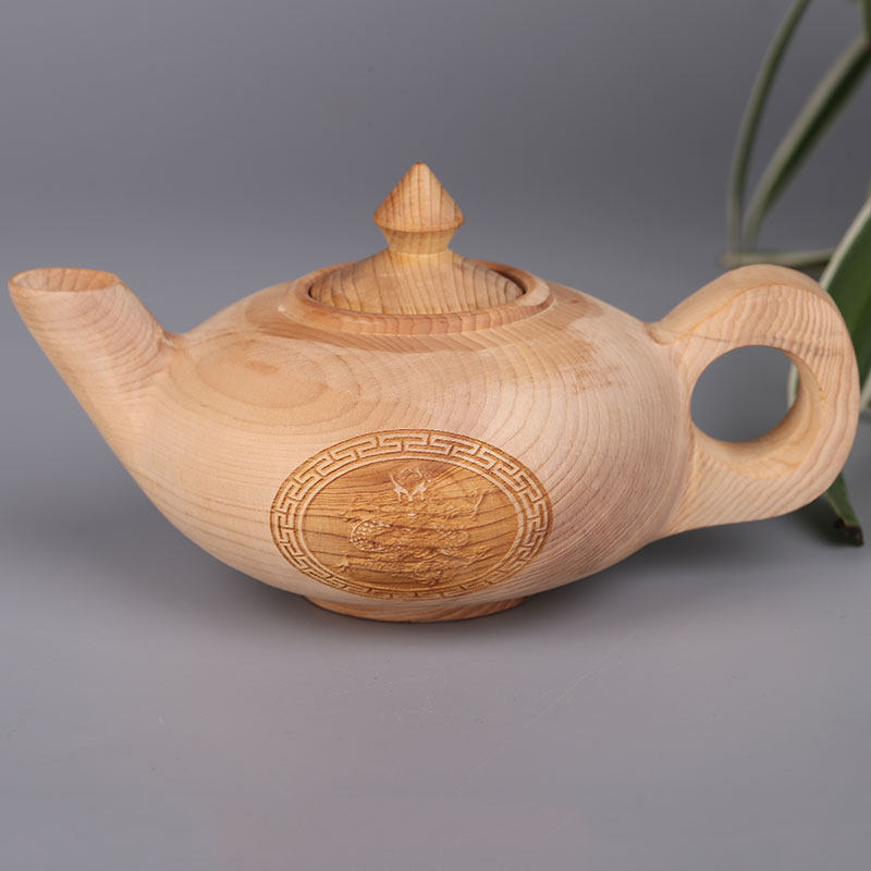 【茶道】珍品木艺 红豆杉茶具 制作精美 摆放时尚