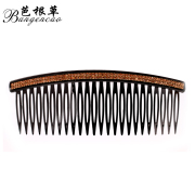 Bagen grass hair jewelry Korean jewelry elongated dual flush drill plug comb hair clip bangs between rows of comb hair sticks