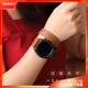 星图44华为watch GT2/2e真皮手表带双圈Ticwatch1荣耀magic三星4s3E华米amazfit魔法46oppo41小米color42fit3