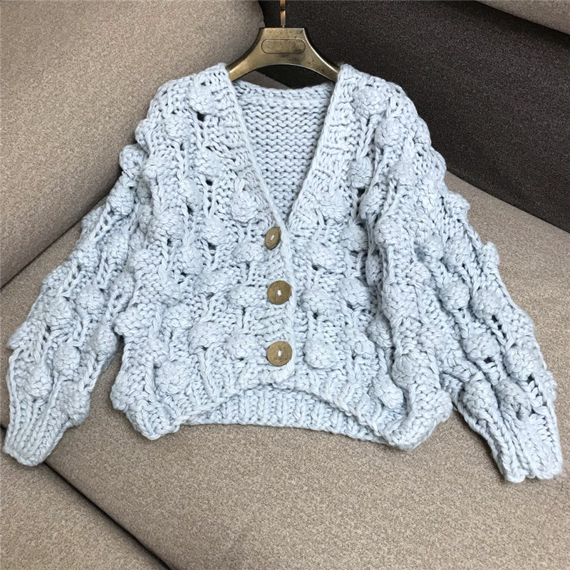 棒针毛衣女粗毛线