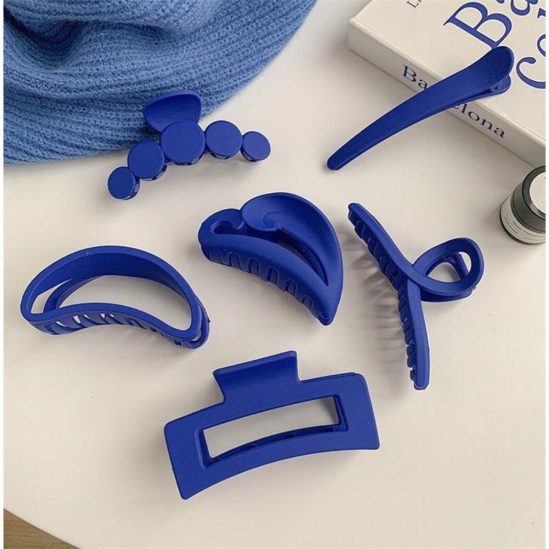 洗澡头发抓夹女秋冬夹子头饰毛绒发夹后脑勺大号发卡鲨鱼夹盘发抓