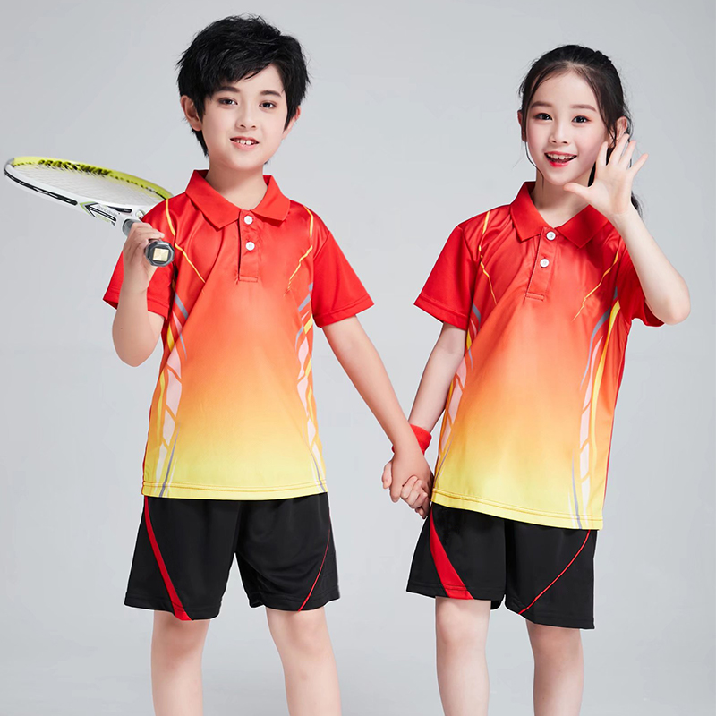 儿童装羽毛球服套装男女童款上衣短裤小孩学生网球服乒乓球运动服|ruв категории движение/йога/фитнес/фанаты товаров, бадминтон, бадминтон одежды - от Buy2taobao.com для оказания профессиональной услуги покупки агента Taobao