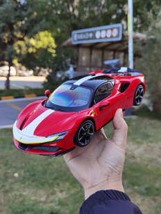 比美高1:18 法拉利SF90精细版Ferrari SF90 Stradale合金汽车模型