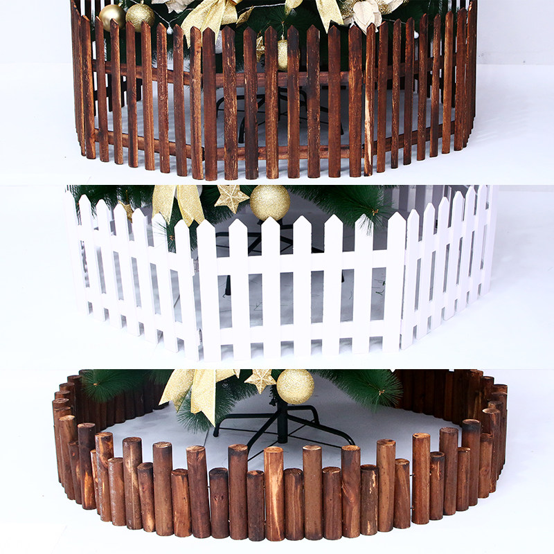 圣诞节圣诞树围栏配件圣诞树下装饰场景布置用品diy创意新款高档_7折