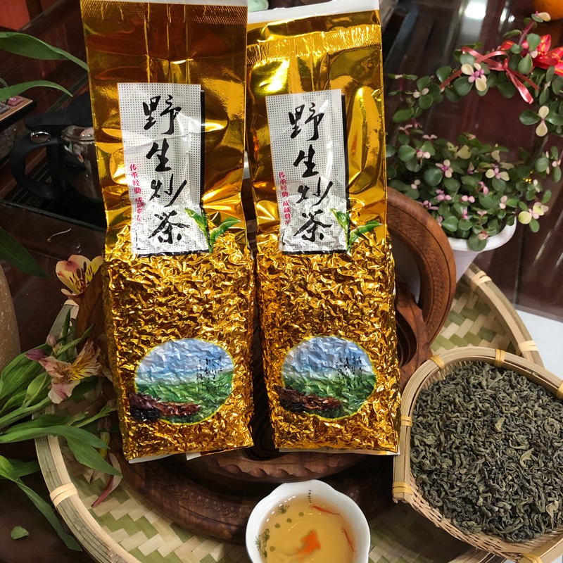 梅州蕉岭绿茶野生茶山茶纯手工锅炒茶明前新茶高山春绿茶500g包邮