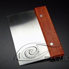 木柄方形形按案板刀 砧板刀 蛋糕刀 面粉刀 不锈钢 切菜 刮刀刮板