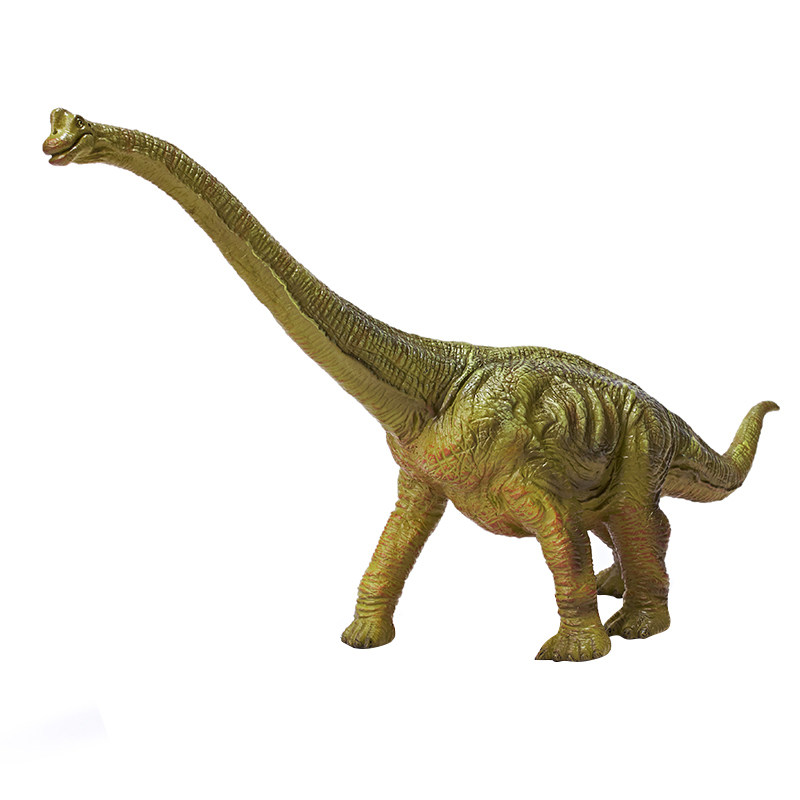 重现recur小号腕龙软胶恐龙玩具男孩仿真动物模型塑胶软公仔玩偶