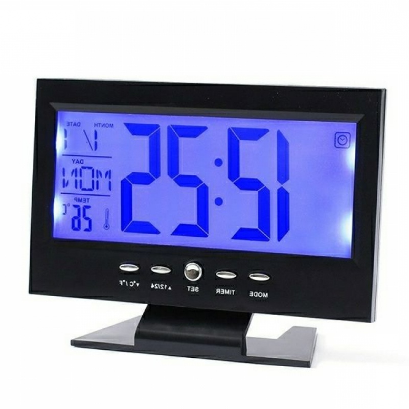 thermometer alarm clock timer Clock Large screen Noctilucent Induction Sound bell LED Digital Clock Electronics Calendarin the Flower delivery/Flowers simulation/Plants gardening , Gardening supplies , Thermometer/Hygrometer (New) , Thermometer category - from Buy2taobao.com to provide professional Taobao agent buy service