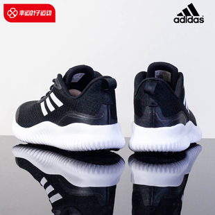 Adidas/阿迪达斯男鞋2024夏季新款运动鞋减震网面透气黑色跑步鞋