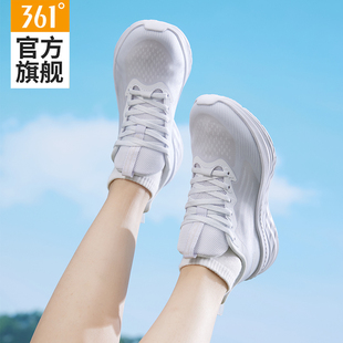 361女鞋运动鞋女2024夏季新款透气减震跑鞋女款轻便休闲跑步鞋子