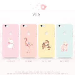 韩国YITS火烈鸟苹果6S手机壳iPhone6S plus保护套PC防摔可爱卡通