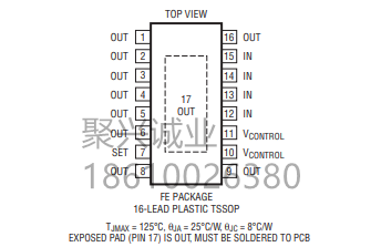 全新原装 LT3083IFE  LT3083 丝印：3083FE 封装：TSSOP-16