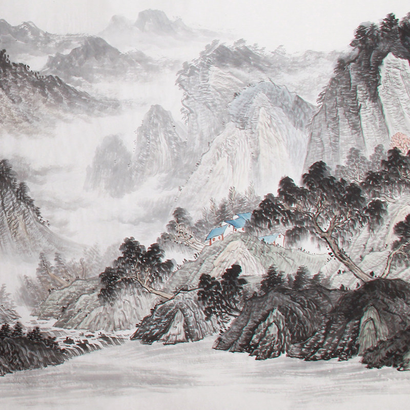 王绍德《精品山水系列小八尺》职业画家