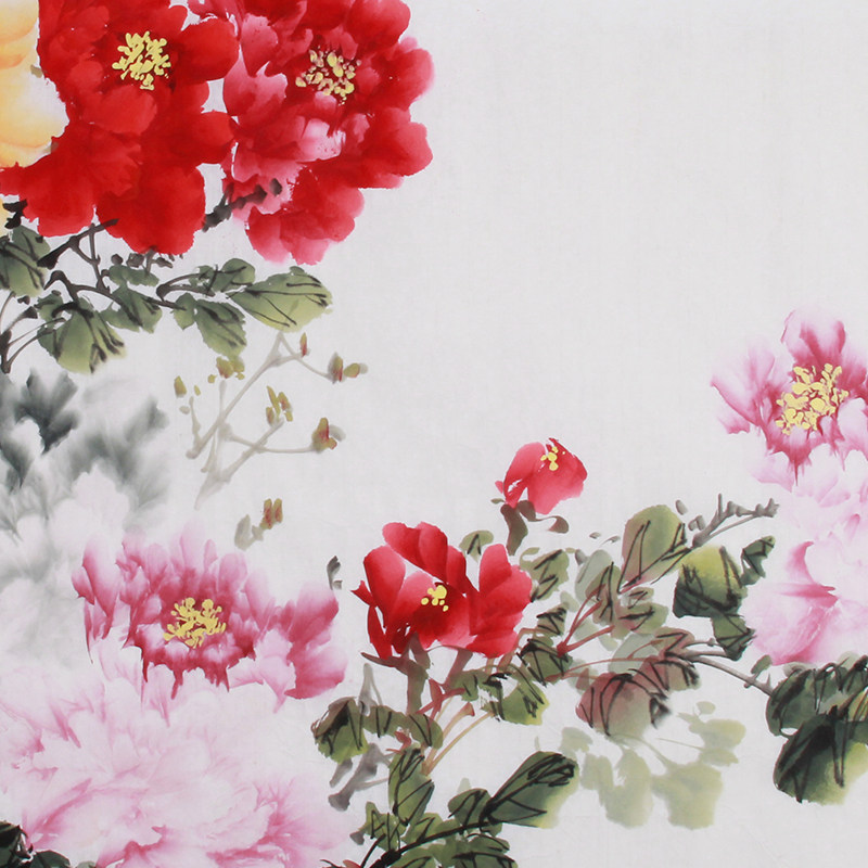 周清波 《精品六尺牡丹系列系列 富贵呈祥》