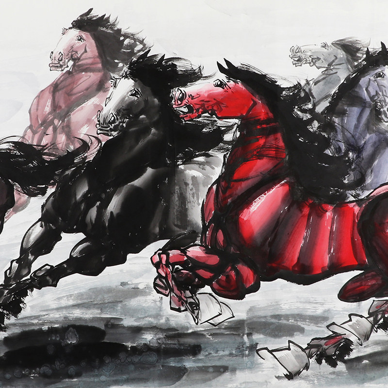 谭乐丹《精品马系列小八尺 马到成功》