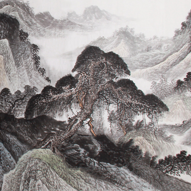 王绍德《精品山水系列小八尺 乾坤聚玉》职业画家