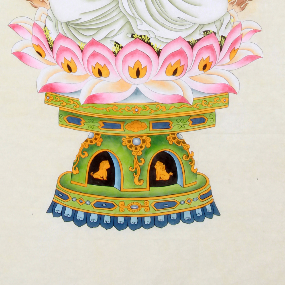 双十二赵上慧 《工笔精品人物佛像系列观世音菩萨》中美协