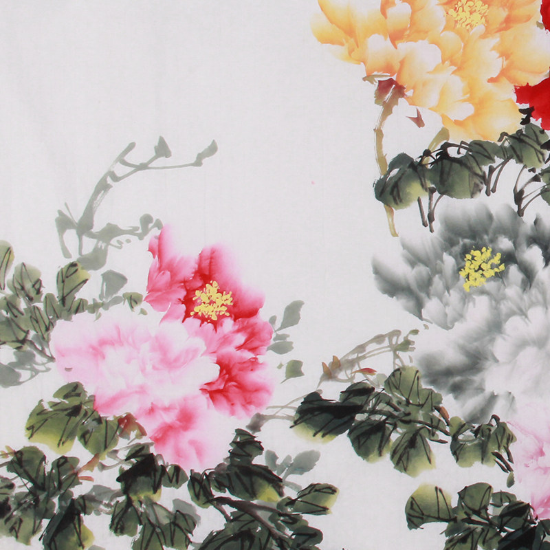 周清波 《精品六尺牡丹系列系列 富贵呈祥》