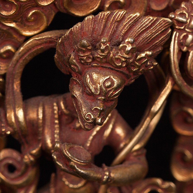 【仲济禅寺】金刚亥母铜像小佛像 佛力加持