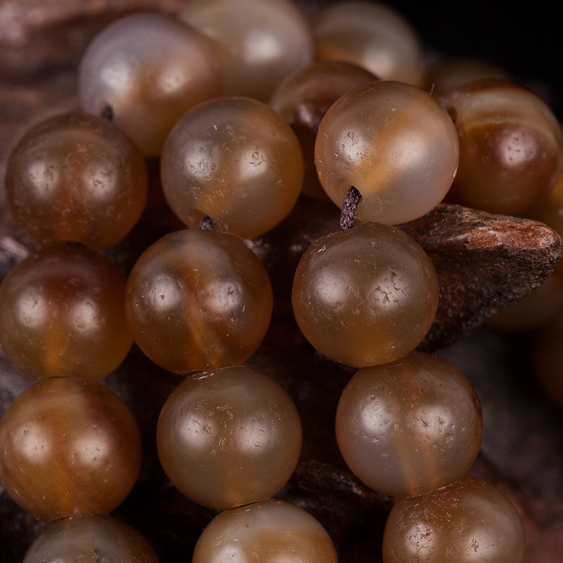 【仲济禅寺】糖色玛瑙长串 佛力加持