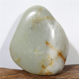 新疆和田玉63克真皮青白玉籽料原石和田玉籽料原石天然玉石把件