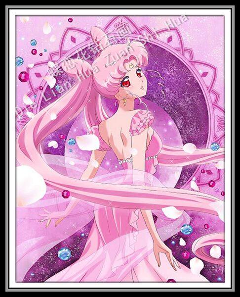 diy新美少女战士大人版小小兔立体满钻全贴方圆钻石画点钻十字绣