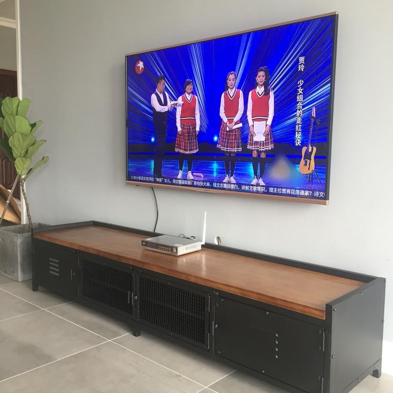 美式工业风地柜 客厅电视柜 储物柜 长矮柜 柳钉做旧金属铁柜子在类目 住宅家具, 柜类, 电视柜中 - 来自Buy2taobao.com提供专业的淘宝代购服务