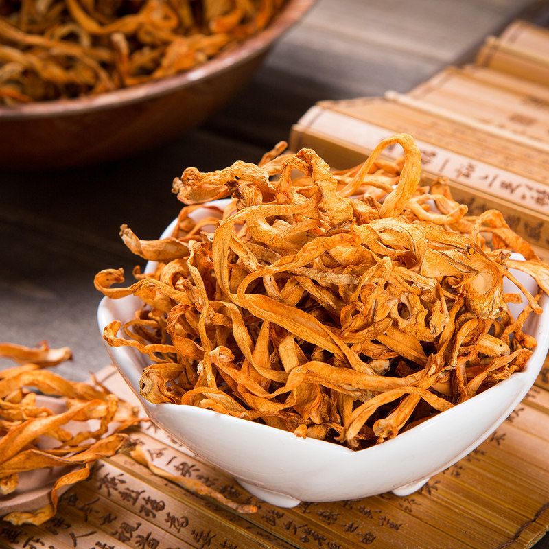 虫草花干货100克蛹虫草北虫草花正品金虫草天然无硫特级煲汤材料