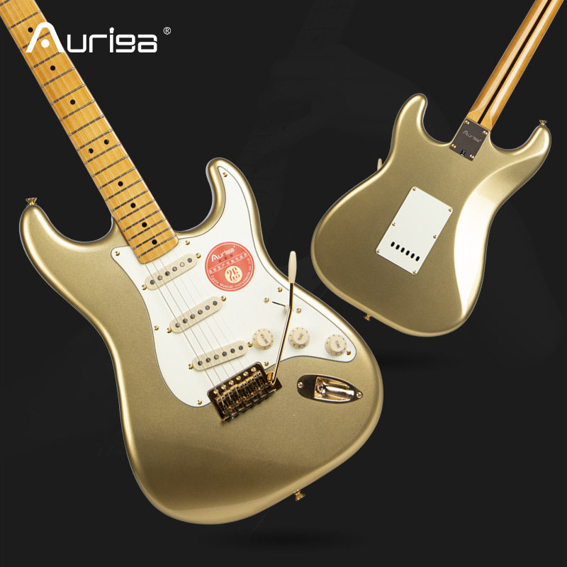 auriga欧雷加a-300单摇限量版量子金电吉他法丽达电吉他