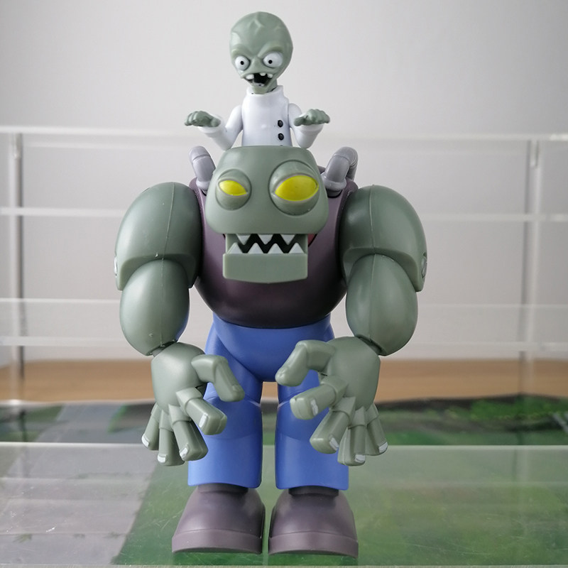 机器僵王博士巨人僵尸单个可发射小博士植物大战僵尸博士玩具大号