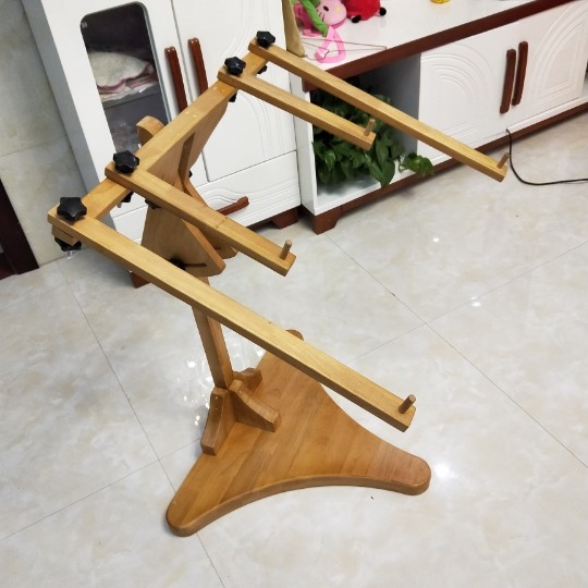 jat立式刺绣架子绣架刺绣jat绣绷子工具绷架十字绣绣花架子绣框木