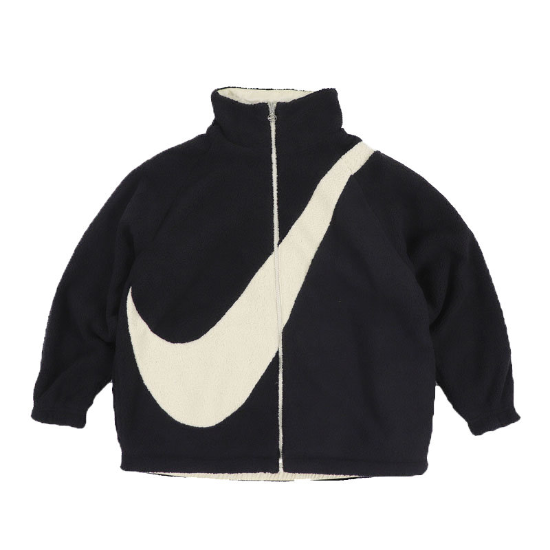 nike耐克大钩子logo羊羔绒双面穿女子夹克外套dc5138-010-616-774