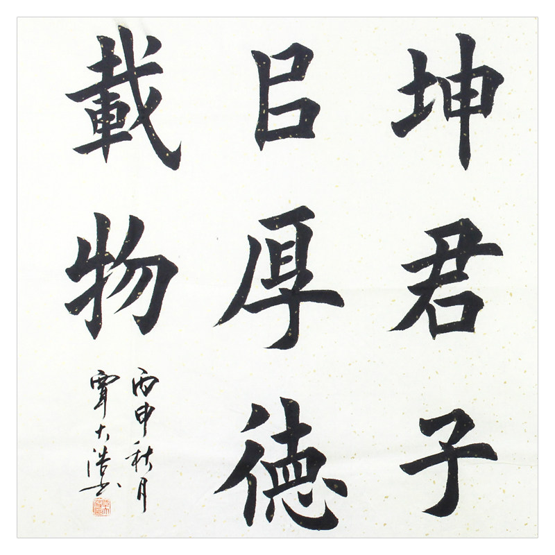 【双十二】覃大浩《天行健》田英章弟子 精品楷书