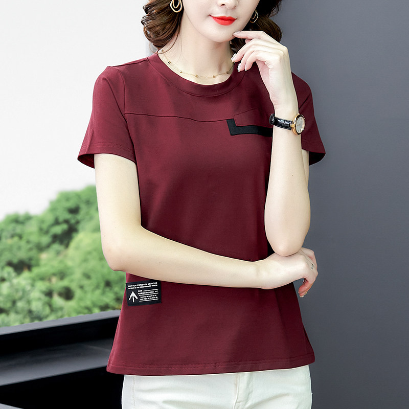 外贸单特卖清仓品牌折扣官网女装上衣打底衫京东购物商城纯棉t恤