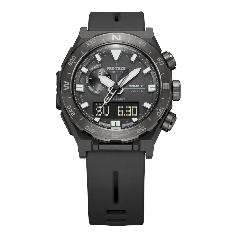 卡西欧casio 登山系列 男表prw-6800y-1/3/6800y-1pr光能电波手表