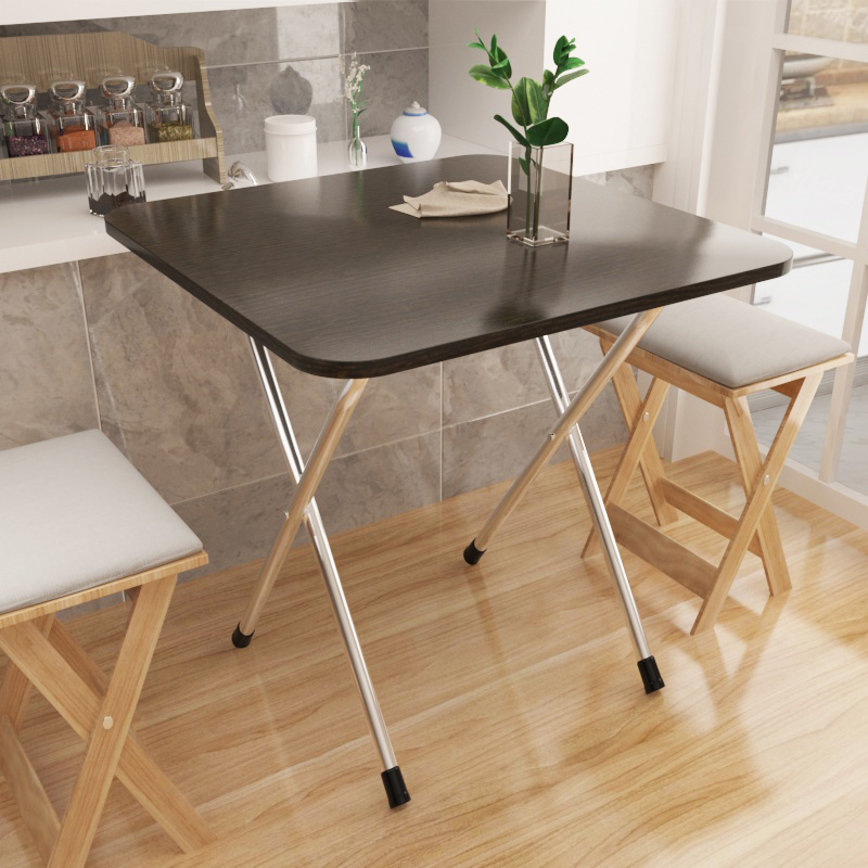可折叠桌子餐桌家用简易折叠小桌子吃饭方桌宿舍卧室小型简约便携