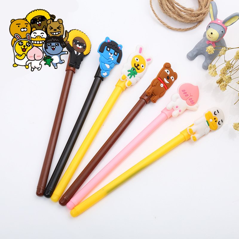 KAKAO卡通中性笔少女心学生韩国创意超萌Ryan可爱屁桃写字笔0.5mm|ruв категории Цифровые аксессуары, цифровой периферийных, почерком пера - от Buy2taobao.com для оказания профессиональной услуги покупки агента Taobao