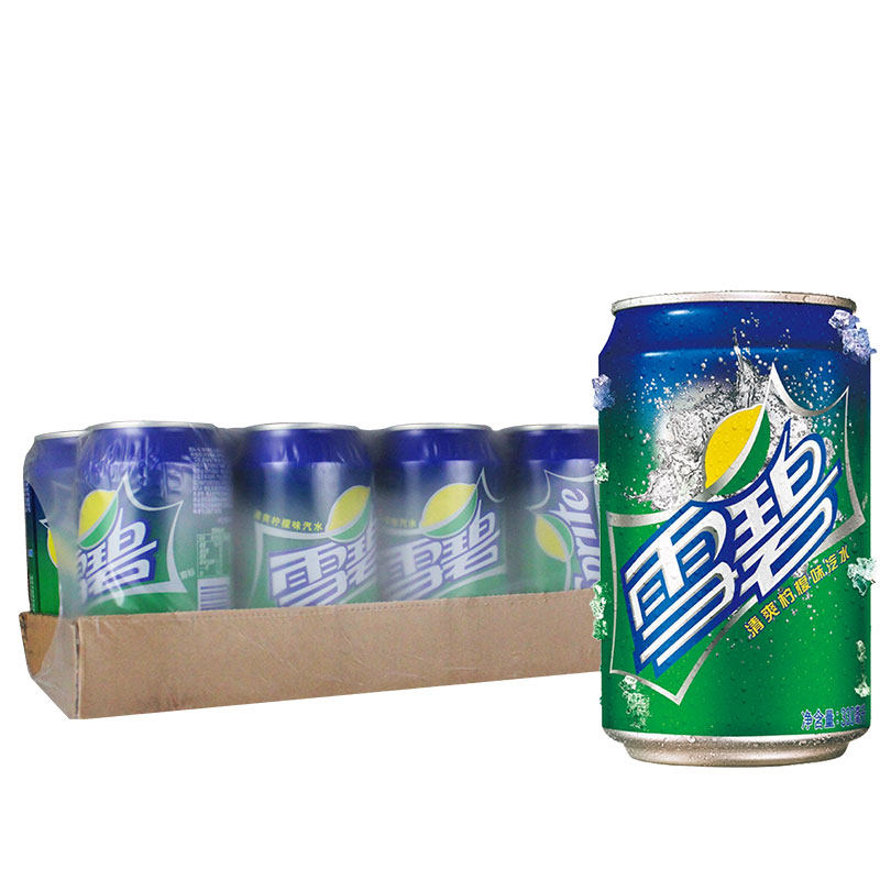一折雪碧整箱24听_雪碧 柠檬 汽水 饮料 330ml 24听 罐装 整箱 量大