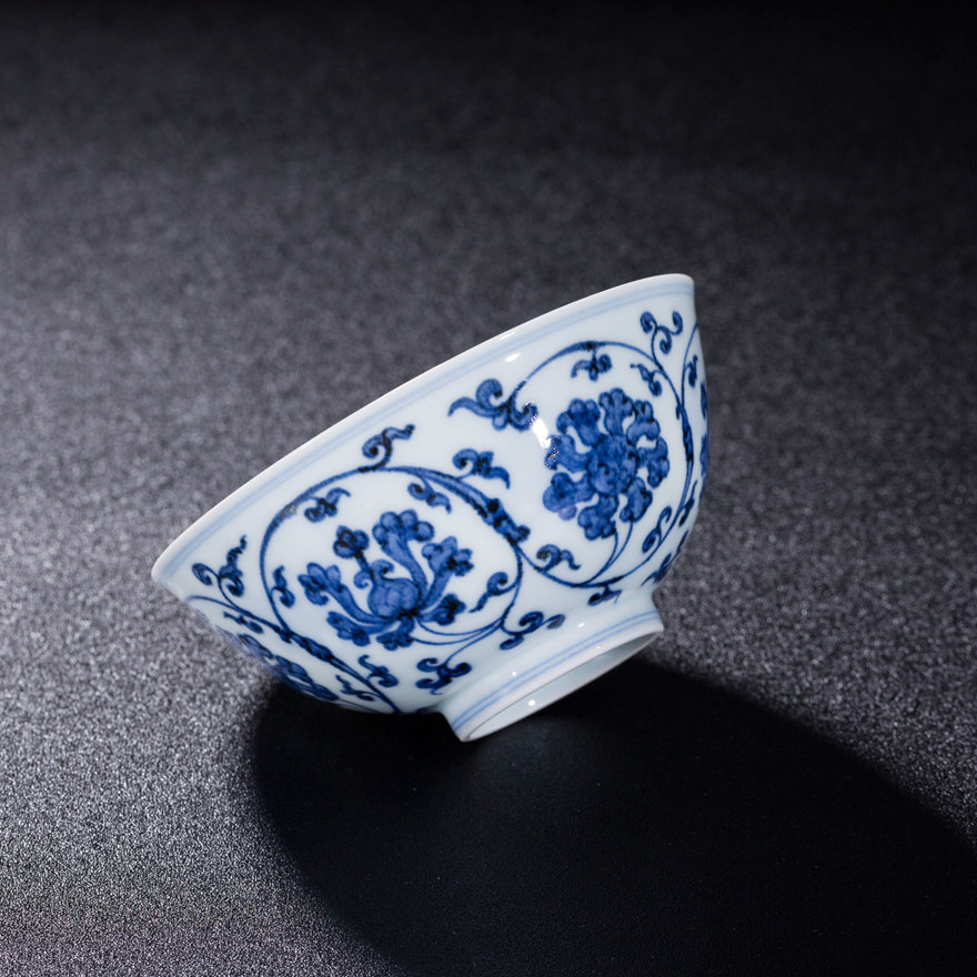 古陶瓷鉴定专家黄云鹏(仿明成化青花连枝纹碗)