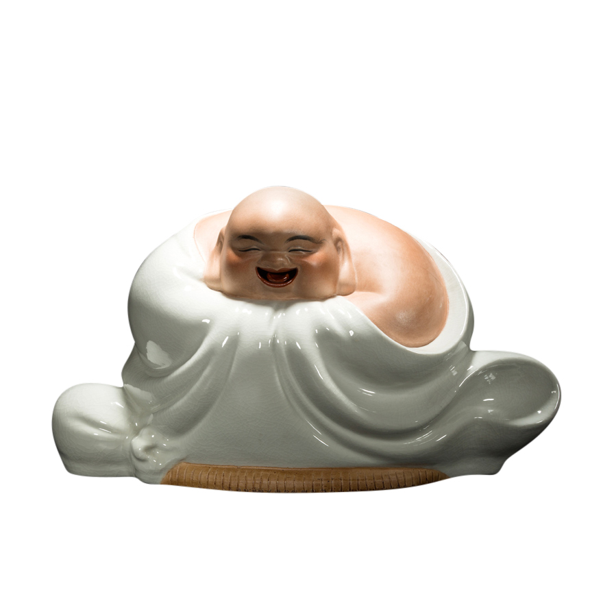 雕塑泰斗经典之作 《哈哈罗汉》 中国工艺美术大师刘远长