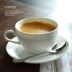 Cà phê Yiming muỗng cà phê bằng thép không gỉ muỗng thép không gỉ thìa khuấy sáng tạo thìa cà phê đơn giản châu Âu - Cà phê
