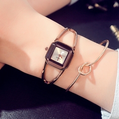 包邮韩版时尚复古方形手链手表女士学生简约时装腕表石英运动手表