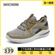 Skechers斯凯奇男鞋2024春夏新款户外一脚蹬运动鞋时尚休闲网面鞋