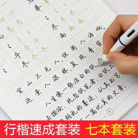荆霄鹏行楷字帖练字大学生考研行书楷书入门初学者速成高中生公务员手写体漂亮文艺小清新临摹练字帖钢笔硬笔书法教程墨点行楷字帖