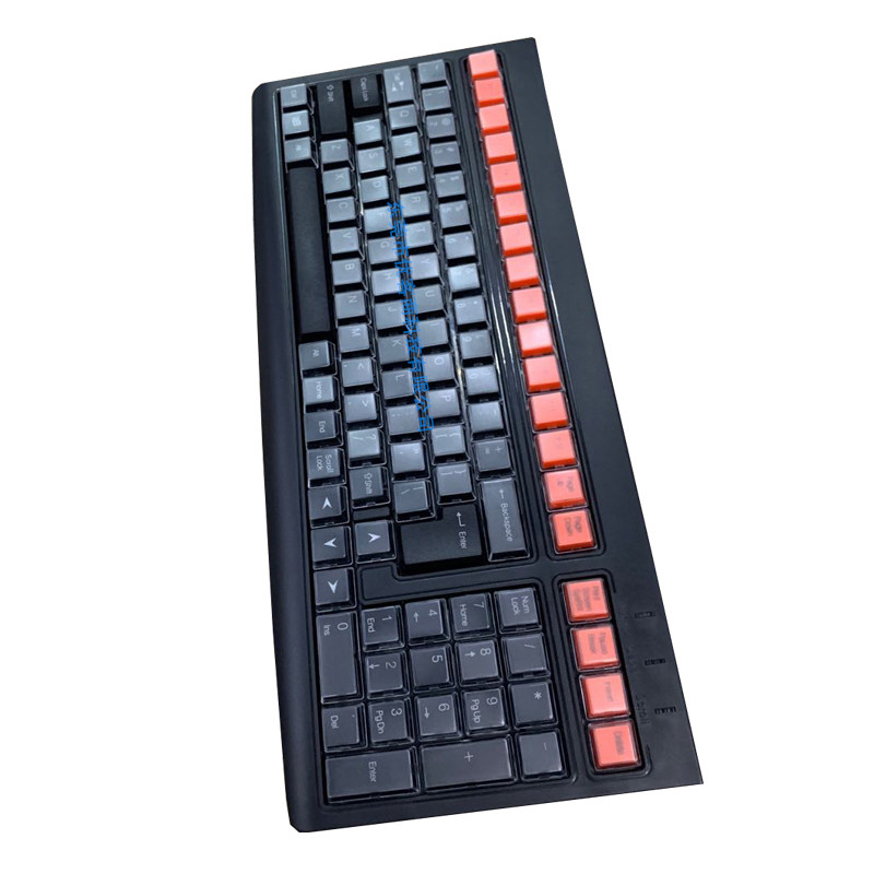 键盘冒_推荐kb101收银机键盘超市收款机通用黑色全键冒usb接口ps2圆口