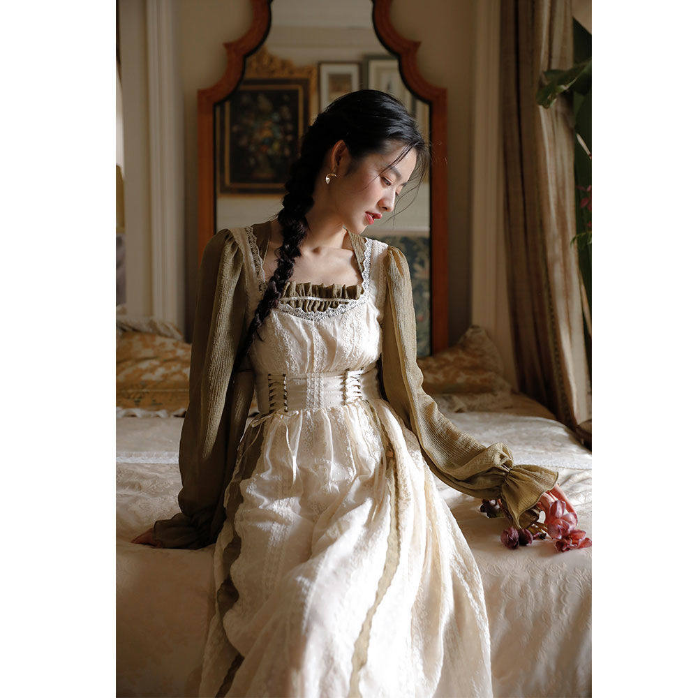 公主复古连衣裙宫廷
