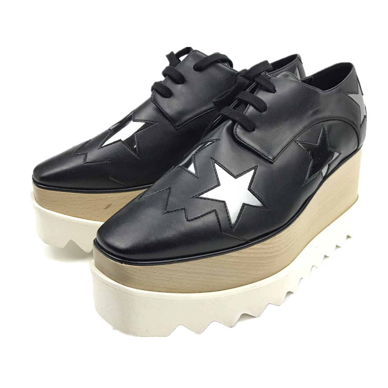 5新]stell mcc rtney女士8cm松糕鞋35.5码