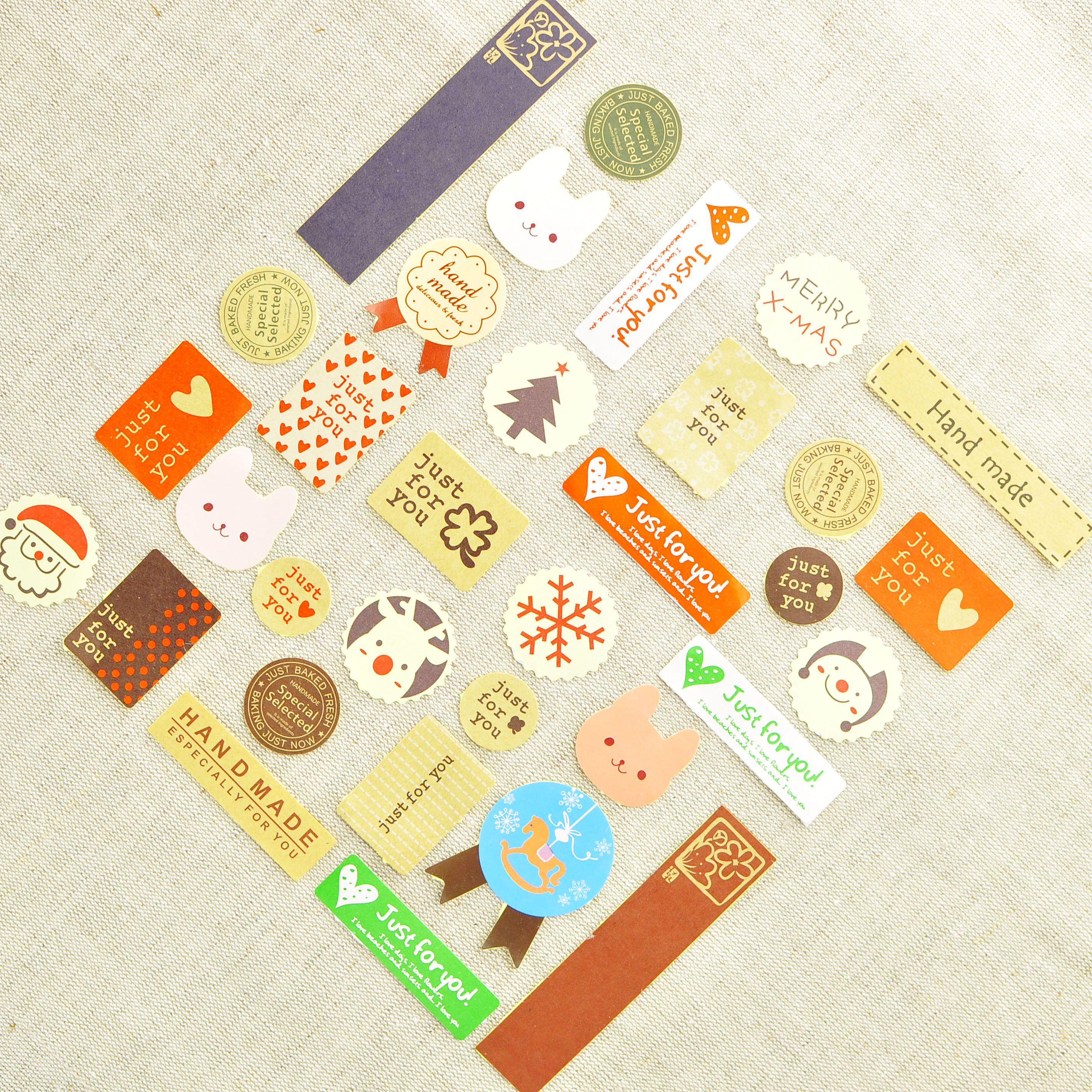 青柠橘 烘焙封口贴手帐本贴纸礼物婚庆胶带创意礼品袋贴纸封口贴