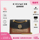 COACH/蔻驰山茶花高级Parker系列大号帆布牛皮单肩斜挎女包正品