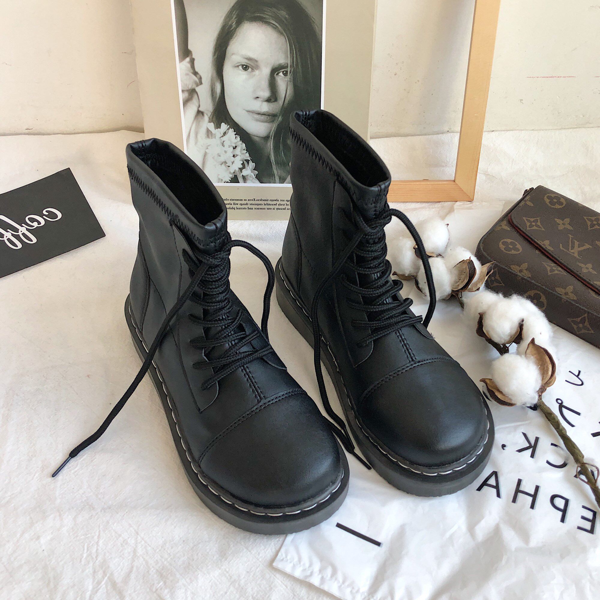 热销大头鞋女冬季加绒 英伦 韩版